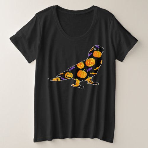 Halloween Costume Parrot Pumpkin Candy T_Shirt