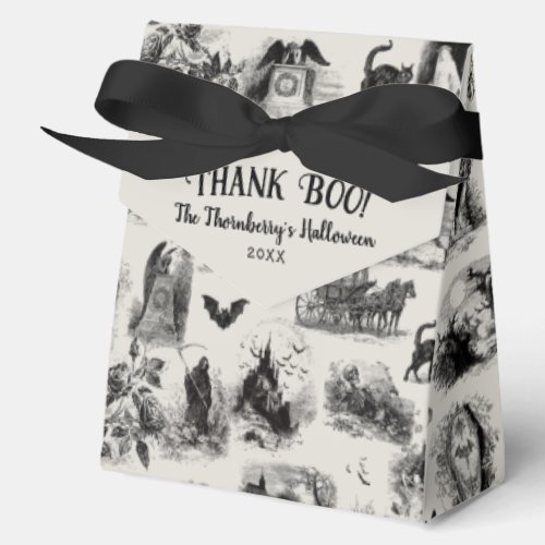 Halloween Costume Party Adults Thank You Favor Boxes