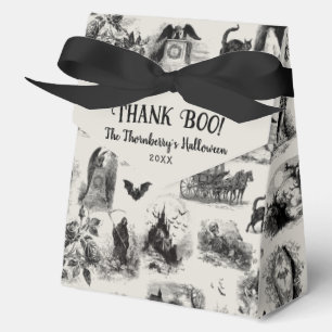 Halloween Costume Party Adults Thank You Favor Boxes