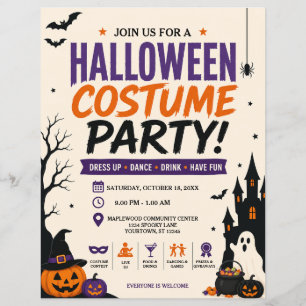 Halloween Costume Party Flyer