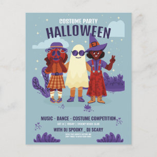 Halloween costume party, Halloween Night Flyer