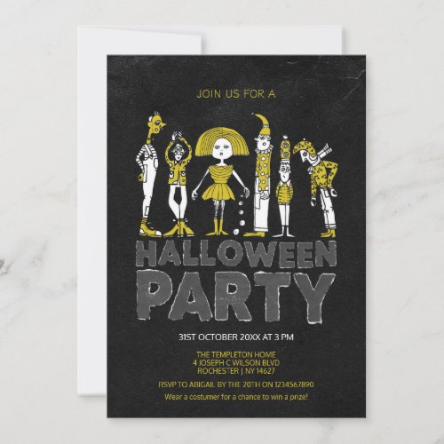 Halloween Costume Party Invitation