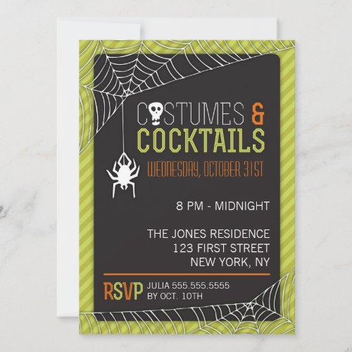 Halloween Costume Party Invitation