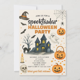 Halloween Costume Party Invitation
