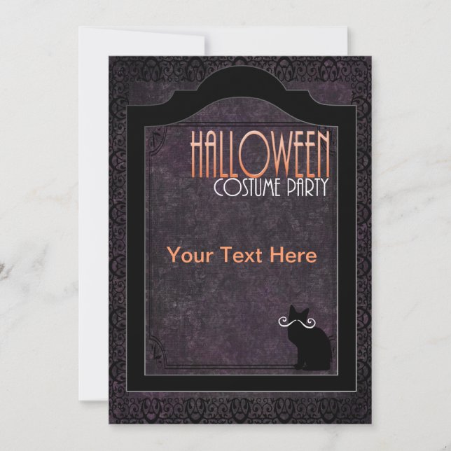 halloween costume party invitation (Front)