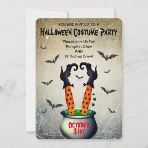 Halloween Costume Party Invitation