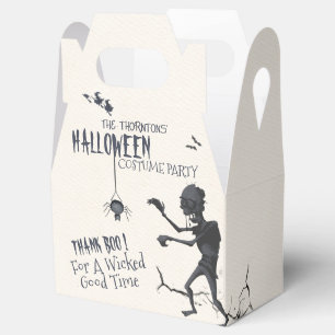 Halloween Costume Party Invitation Favor Boxes