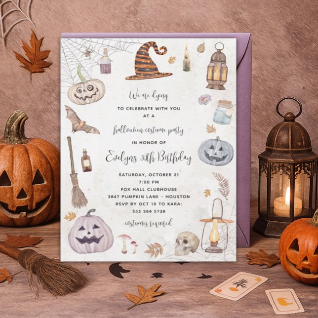 Halloween Costume Party Invitation for Adults (Creator Uploaded)