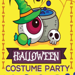 Halloween Costume Party Invitation for Kids