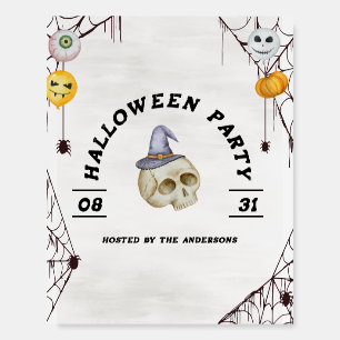 Halloween Costume Party Watercolor Foam Board