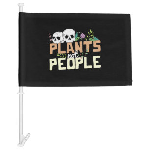 Halloween costume plants not people halloween car flag