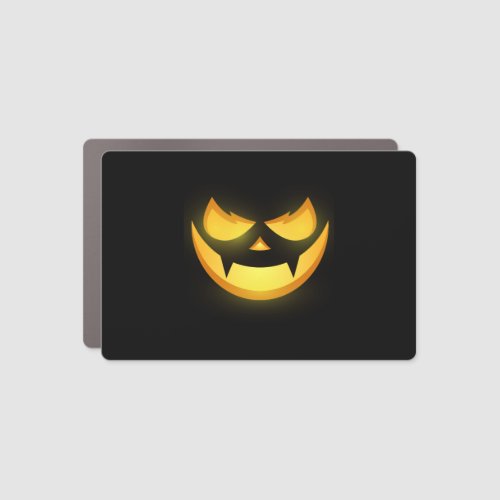 Halloween Costume Scary pumpkin smile Car Magnet