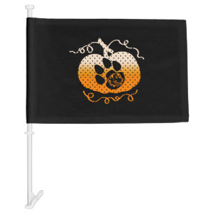Halloween Costume Shirt, Pumpkin Halloween Car Flag