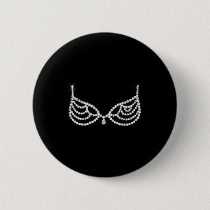 Halloween Costume Show Girl Button