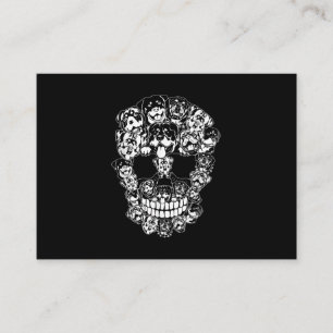 Halloween Costume Skull Rottweiler Dog Lovers Business Card
