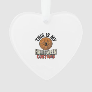 Halloween Costume Spider Web Vintage Shirt Design_ Ornament