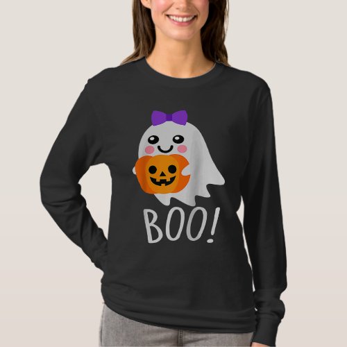 Halloween Costume Sweet Ghost Jack o Lantern Ragla T_Shirt