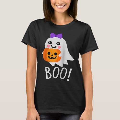 Halloween Costume Sweet Ghost Jack o Lantern Ragla T_Shirt