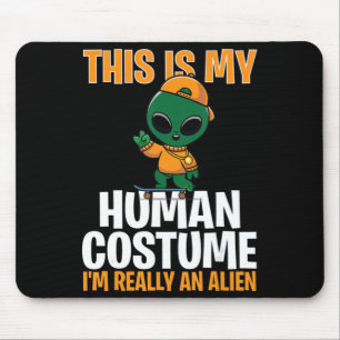 Halloween Costume This Is My Human Costume I'm Rea Mouse Pad