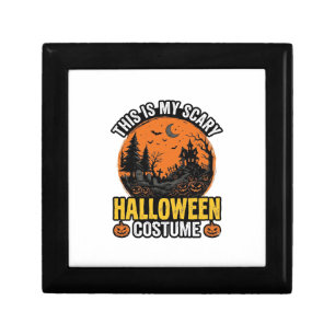 Halloween Costume Vintage Scary Gift Box