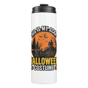 Halloween Costume Vintage Scary Thermal Tumbler