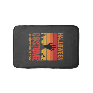 Halloween Costume Zombie Graveyard Retro Horror De Bath Mat