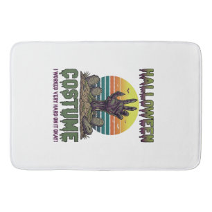 Halloween Costume Zombie Hand Graveyard Tombstones Bath Mat