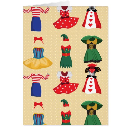 halloween costumes cards (Front)