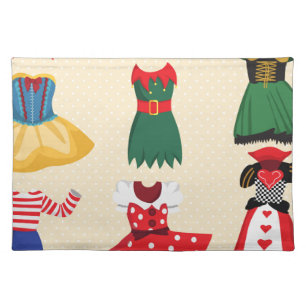 halloween costumes cloth placemat