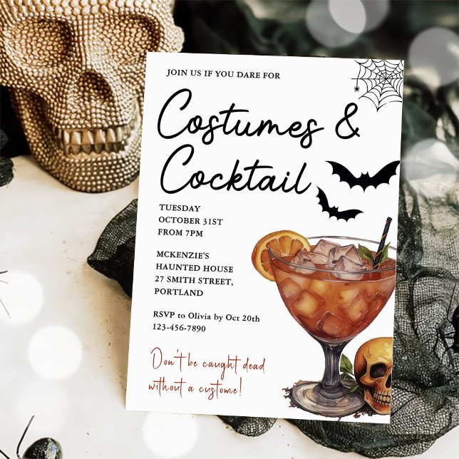 Halloween Costumes & Cocktails Invitation (Creator Uploaded)