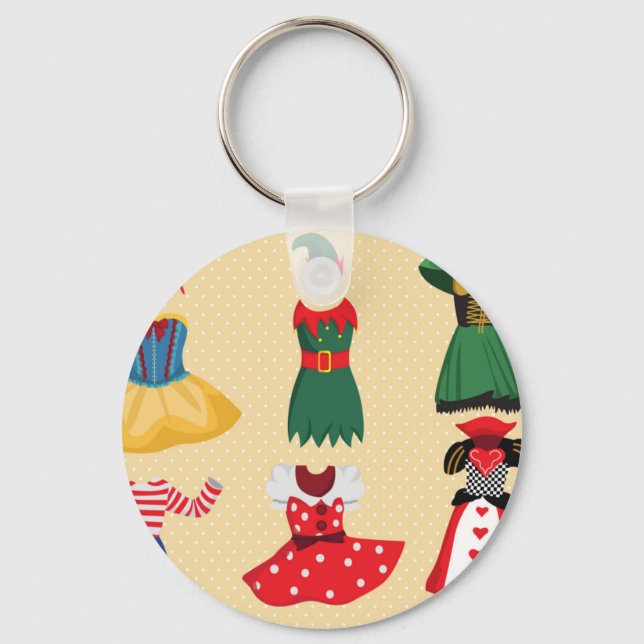 halloween costumes keychain (Front)