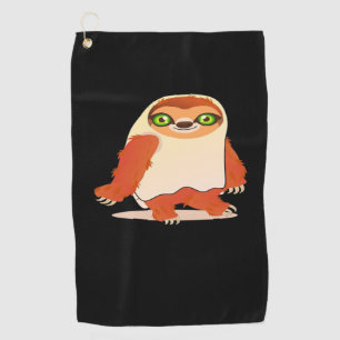 Halloween costumes sloth Oversized T-Shirt Golf Towel
