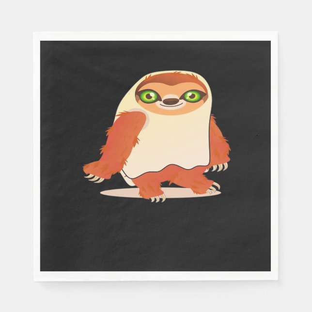 Halloween costumes sloth Oversized T-Shirt Napkins (Front)