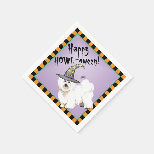 Halloween Coton de Tulear Napkins