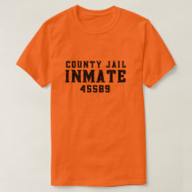 Halloween County Jail Inmate Costume T-Shirt
