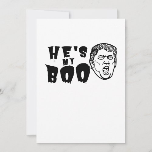 Halloween Couples Funny sHes My Boo Ghost Card