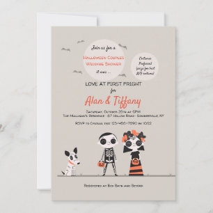 Halloween Couples Shower Invitation