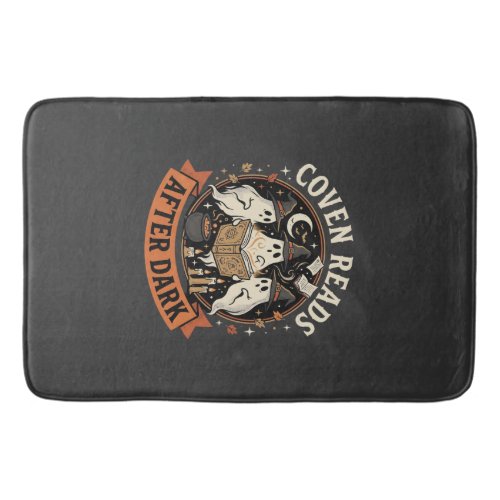 Halloween Coven Readers Night Bath Mat