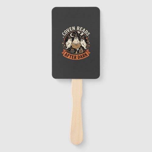 Halloween Coven Readers Night Hand Fan