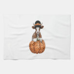 Halloween Cow 2 Kitchen Towel
