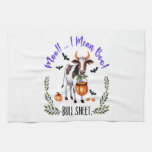 Halloween Cow Bull Sheet Kitchen Towel
