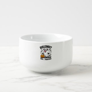 halloween cow soup mug