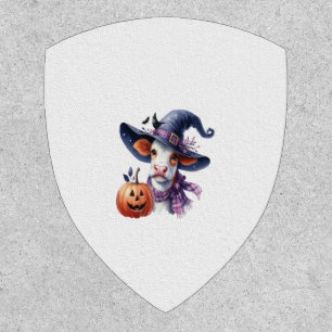 Halloween Cow with Fall Patch