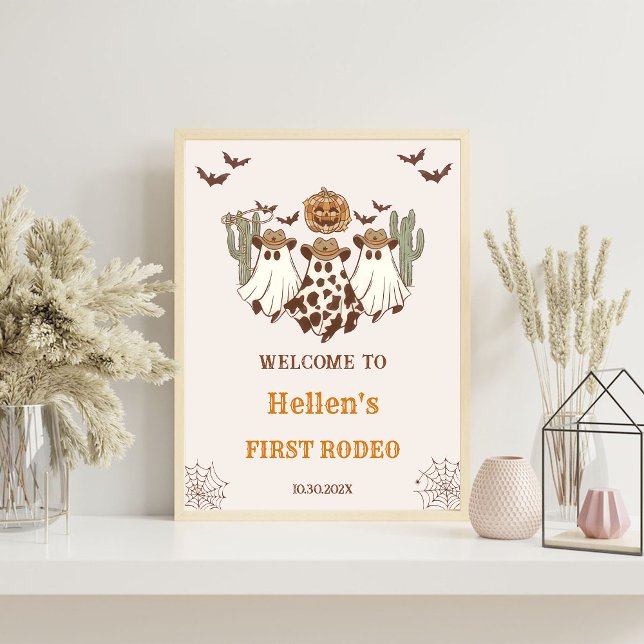 Halloween Cowboy  Birthday Party Foam Board (Creator Uploaded)