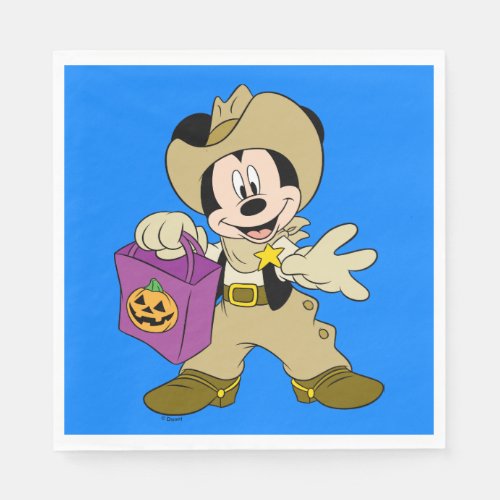 Halloween Cowboy Mickey Napkins