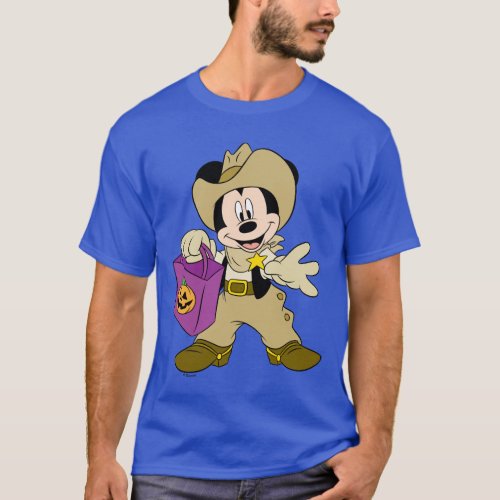 Halloween Cowboy Mickey T_Shirt