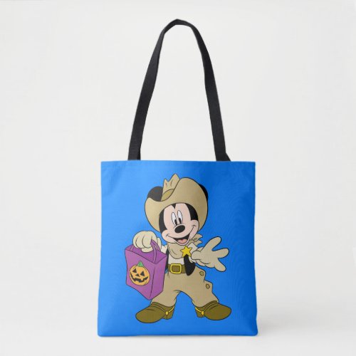 Halloween Cowboy Mickey Tote Bag