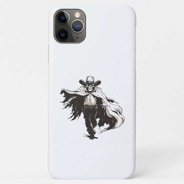 Halloween Cowboy Skull Case-Mate iPhone Case (Back)