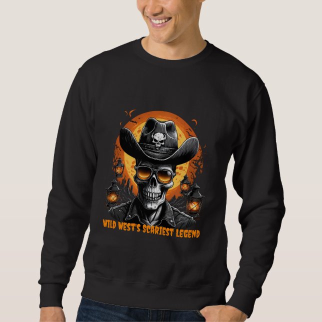 Halloween Cowboy Sweatshirt  (Front)