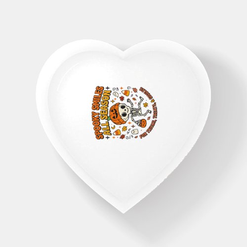 Halloween Cozy Skeleton Celebration Paperweight